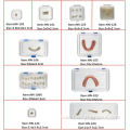 HN-153 15.5x10.5x7.5cm Highly Elastic Denture Membrane Box